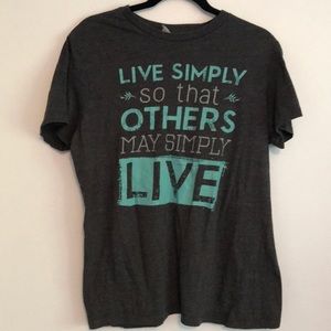 Help starving children by purchasing this tee